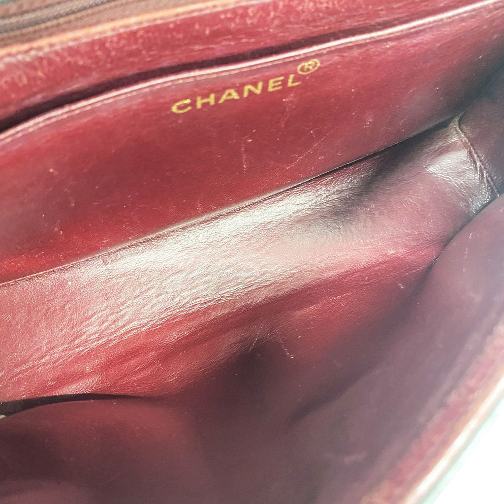 Chanel Shoulder Bag Lambskin Black Gold — view 4