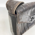 Chanel Shoulder Bag Lambskin Black Gold — view 7