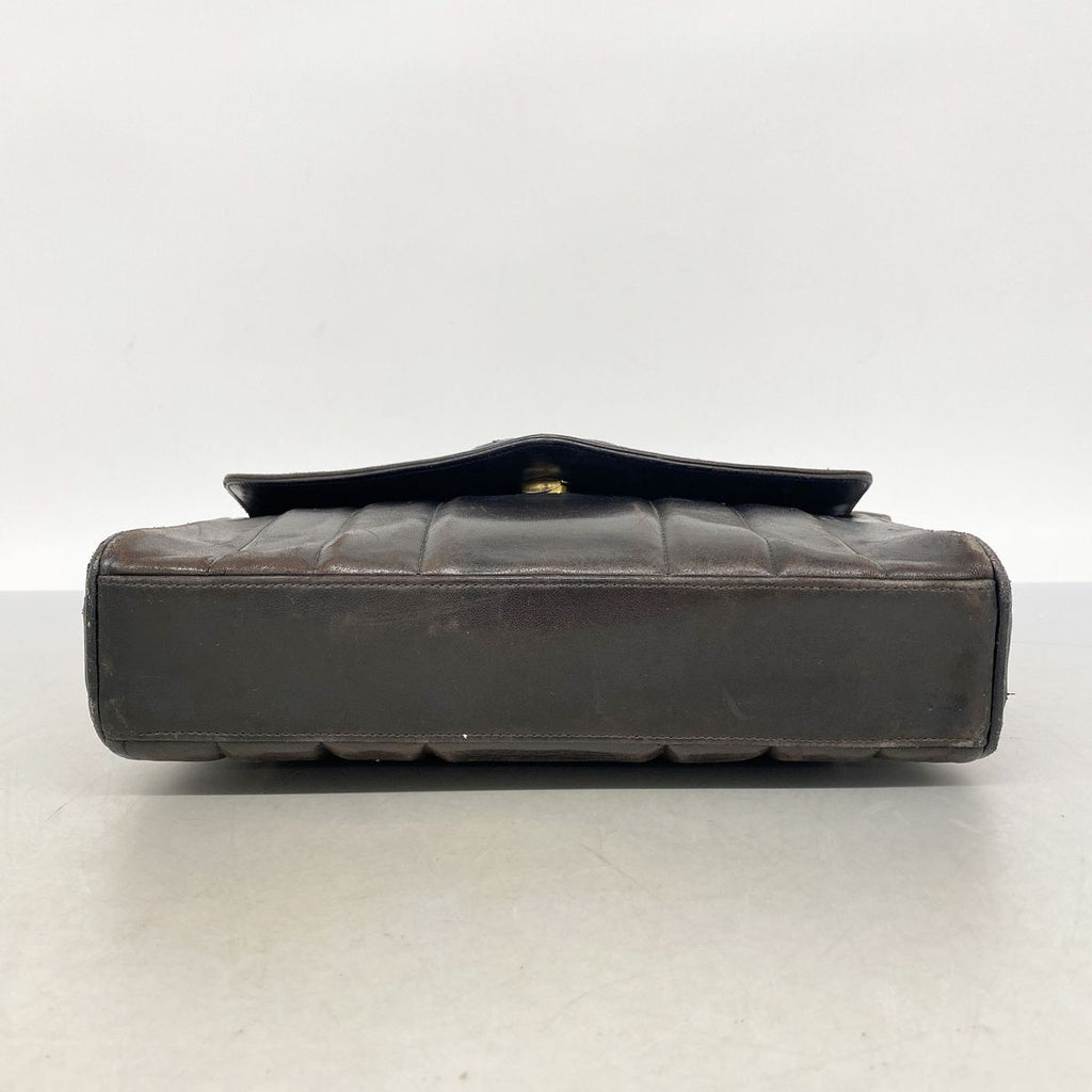 Chanel Shoulder Bag Lambskin Black Gold — view 3