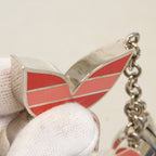 Louis Vuitton Key Holder Charm Monogram Flower Porte Cles Chaine Sweet Stripe — view 5