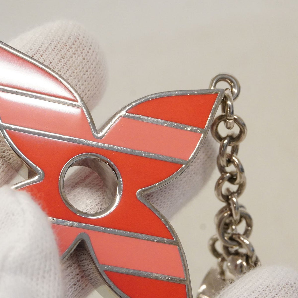 Louis Vuitton Key Holder Charm Monogram Flower Porte Cles Chaine Sweet Stripe — view 7