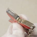 Louis Vuitton Key Holder Charm Monogram Flower Porte Cles Chaine Sweet Stripe — view 4