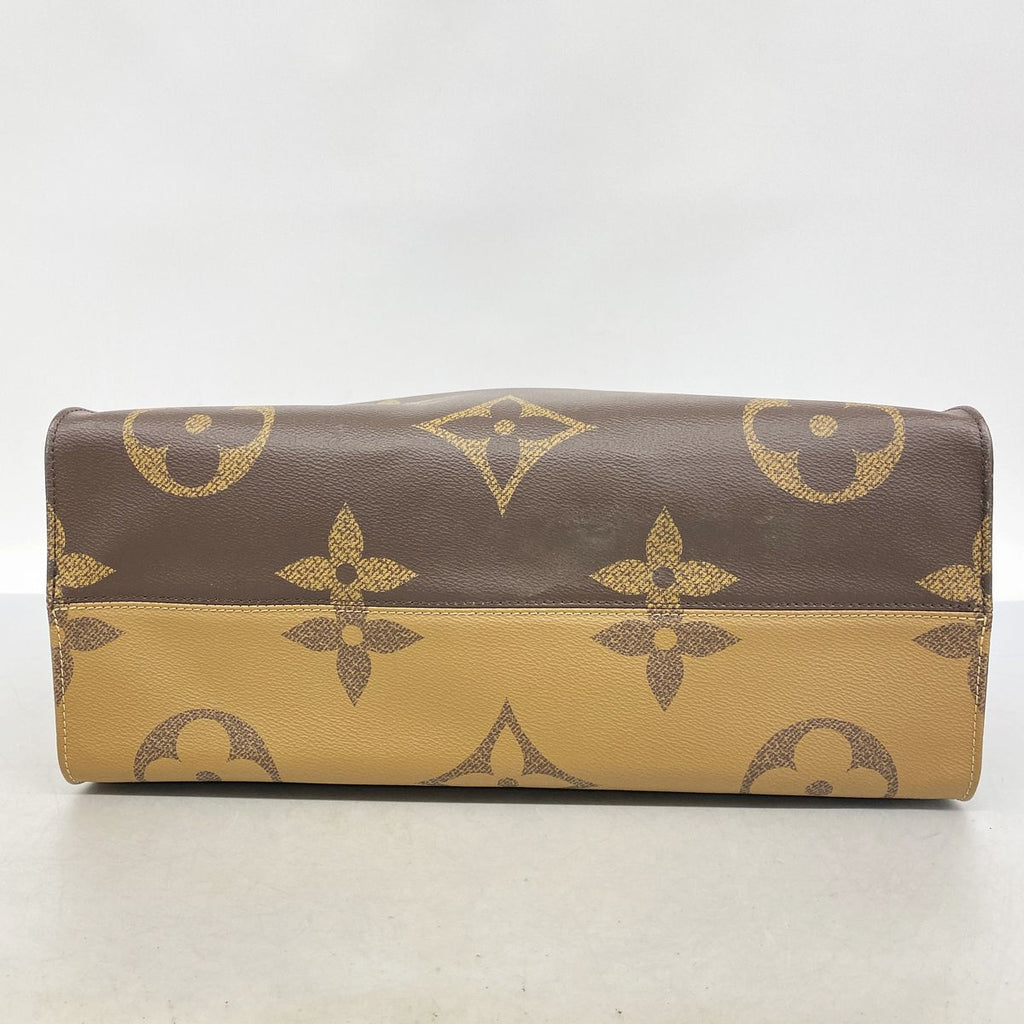 Louis Vuitton Tote Bag Monogram Reverse On The Go GM Brown — view 3