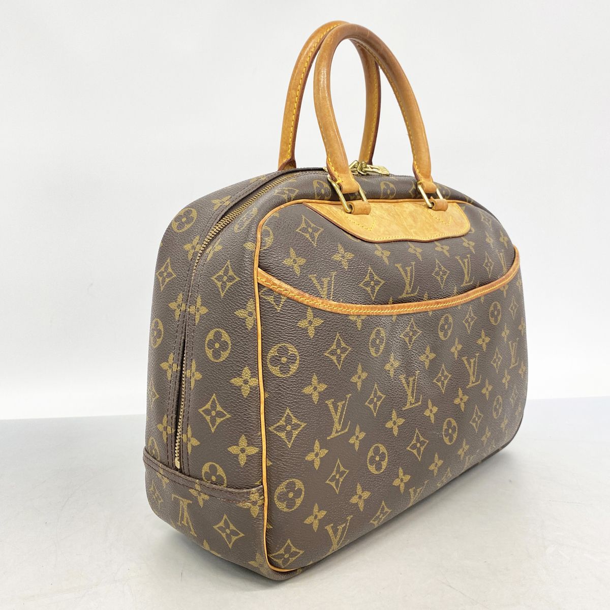 Louis Vuitton Handbag Monogram Deauville Brown — view 2