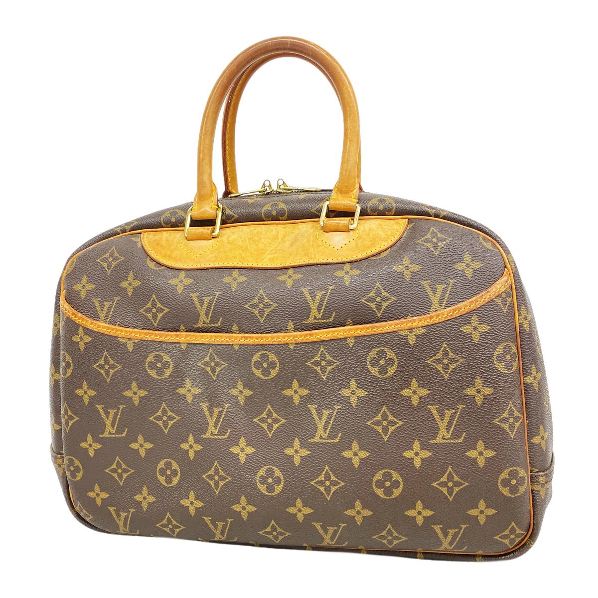 Louis Vuitton Handbag Monogram Deauville Brown