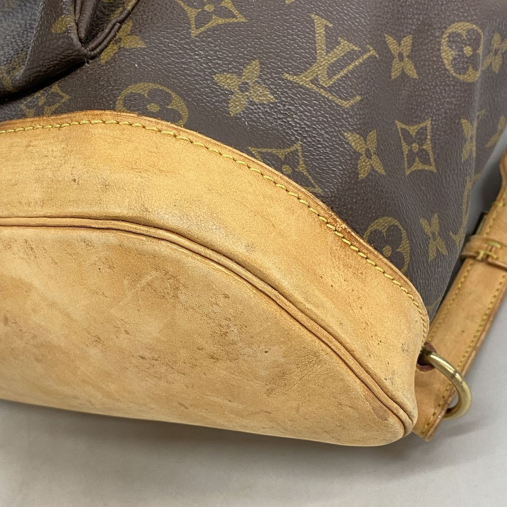 Louis Vuitton Backpack Monogram Montsouris GM Brown — view 6