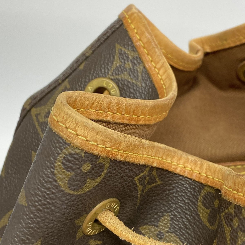 Louis Vuitton Backpack Monogram Montsouris GM Brown — view 7