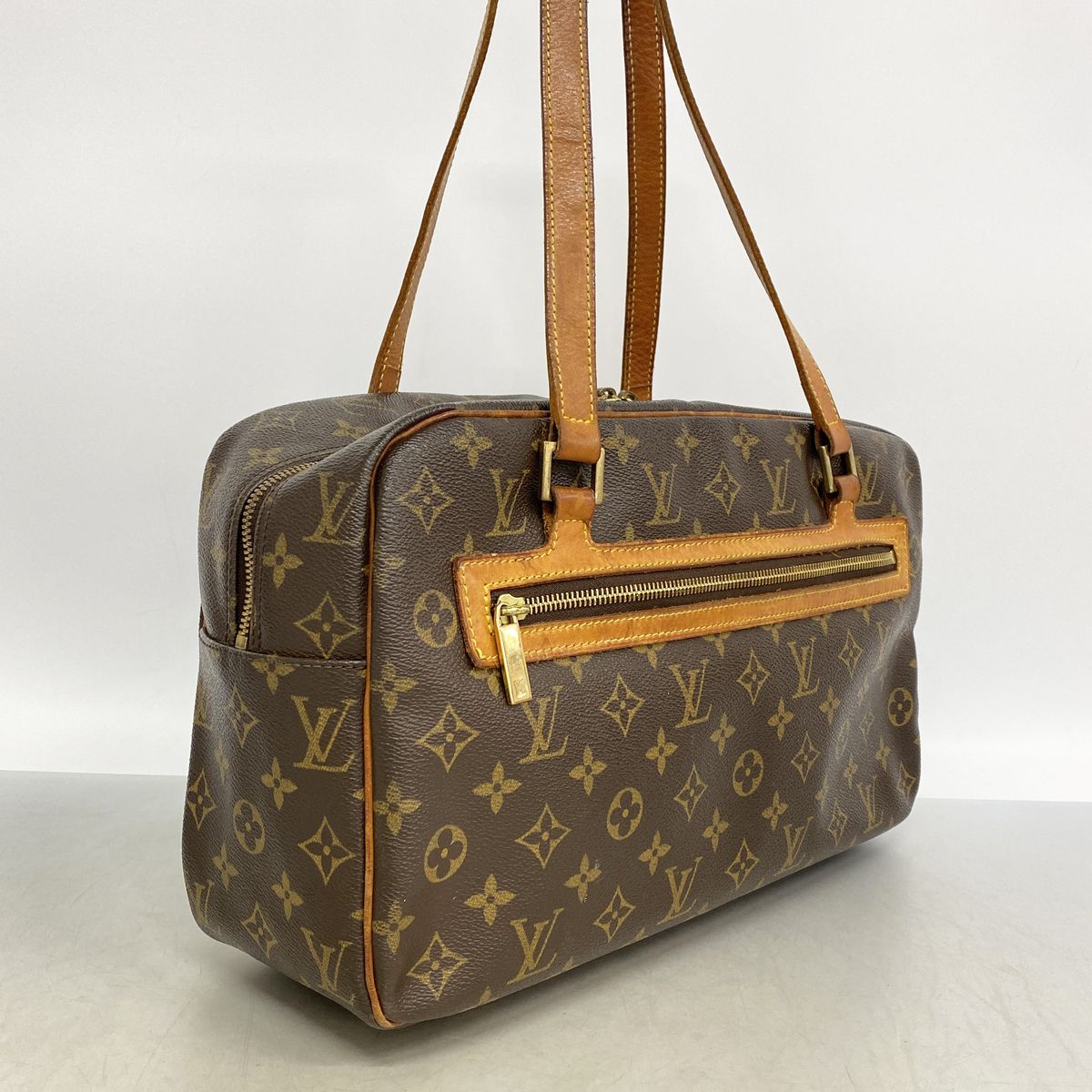 Louis Vuitton Shoulder Bag Monogram Cite GM Brown — view 2