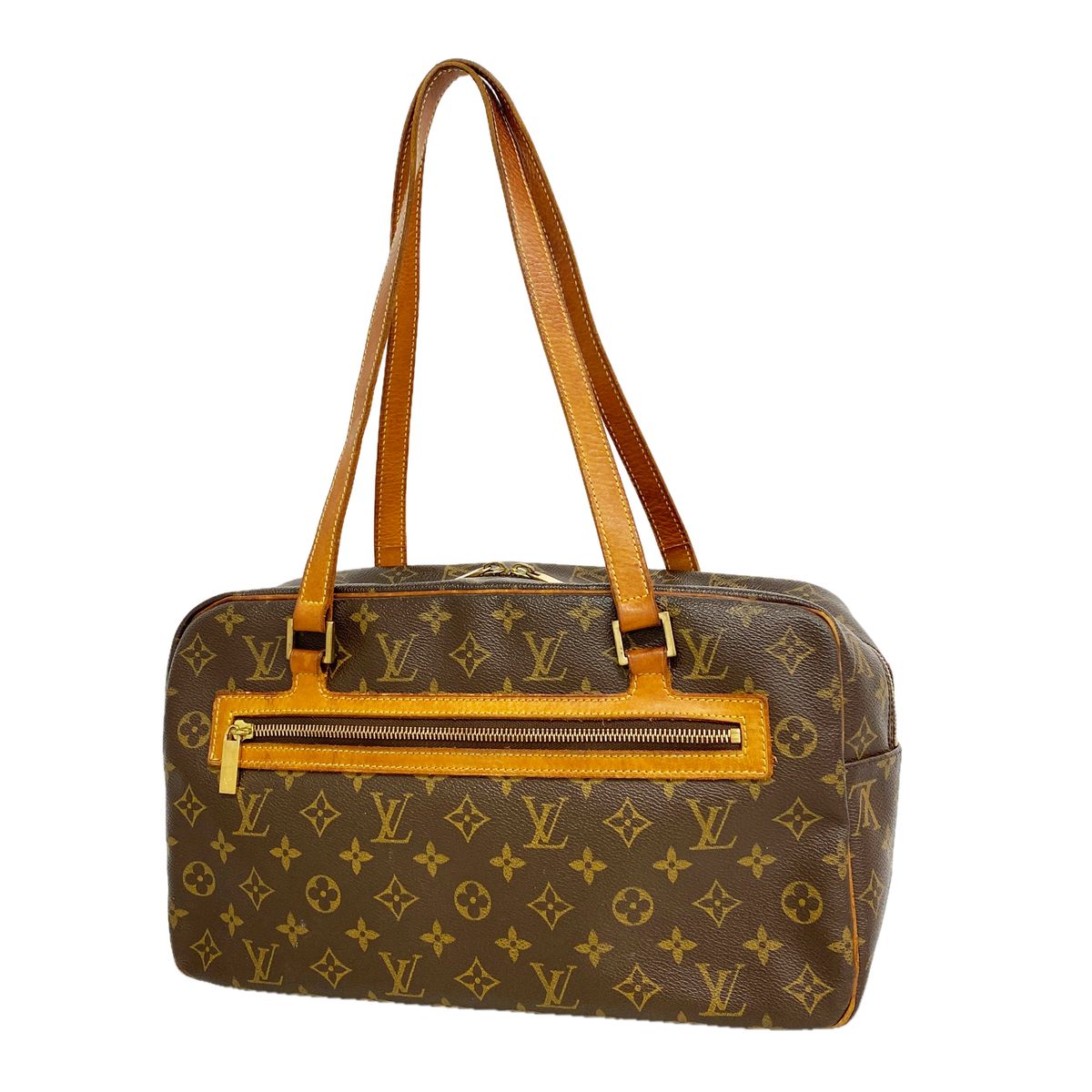 Louis Vuitton Shoulder Bag Monogram Cite GM Brown