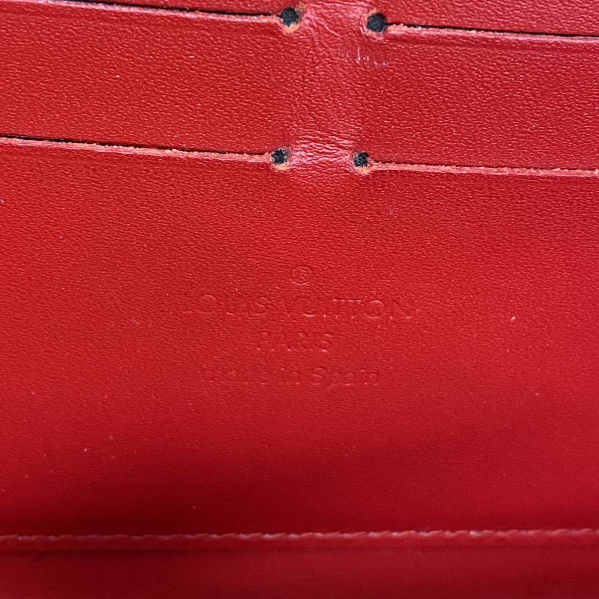Louis Vuitton Wallet Vernis Zippy Cerise — view 4