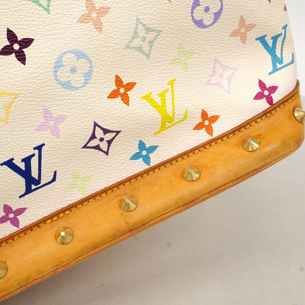 Louis Vuitton Handbag Monogram Multicolor Alma Blanc — view 8