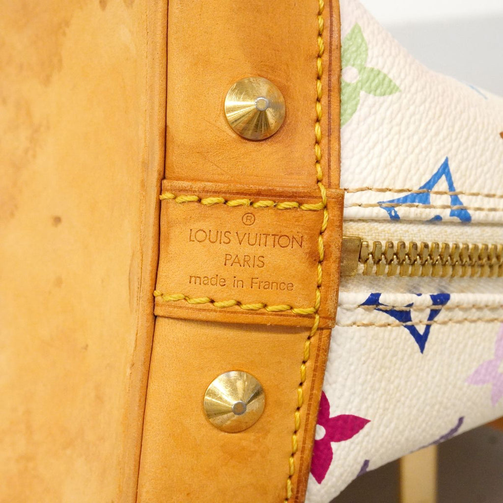 Louis Vuitton Handbag Monogram Multicolor Alma Blanc — view 5