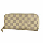 Louis Vuitton Wallet Damier Azur Portefeuille Clemence White