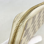 Louis Vuitton Wallet Damier Azur Portefeuille Clemence White — view 6