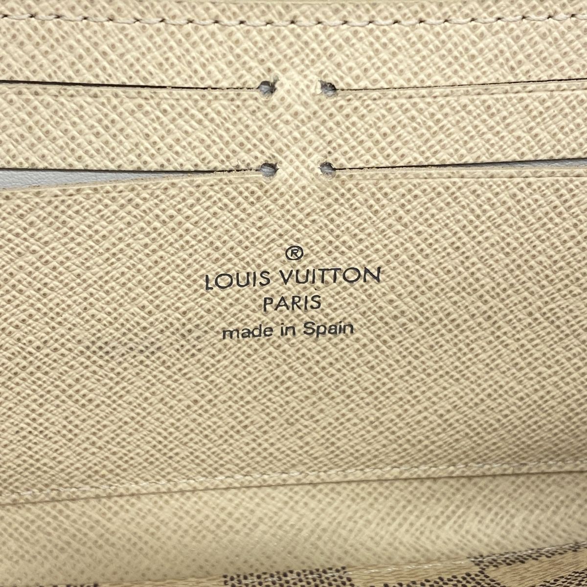 Louis Vuitton Wallet Damier Azur Portefeuille Clemence White — view 4