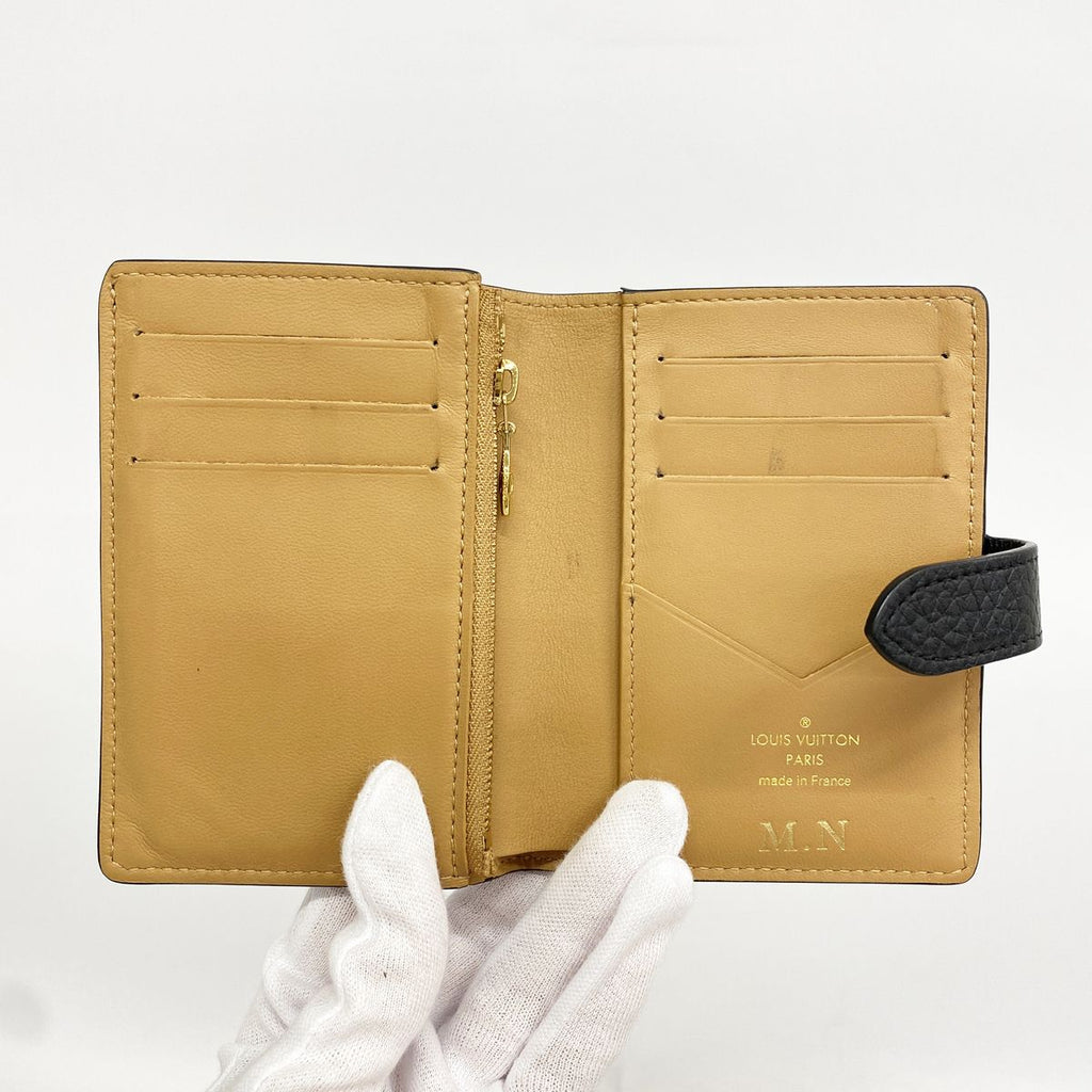 Louis Vuitton Wallet LV Vertical Compact Noir — view 3