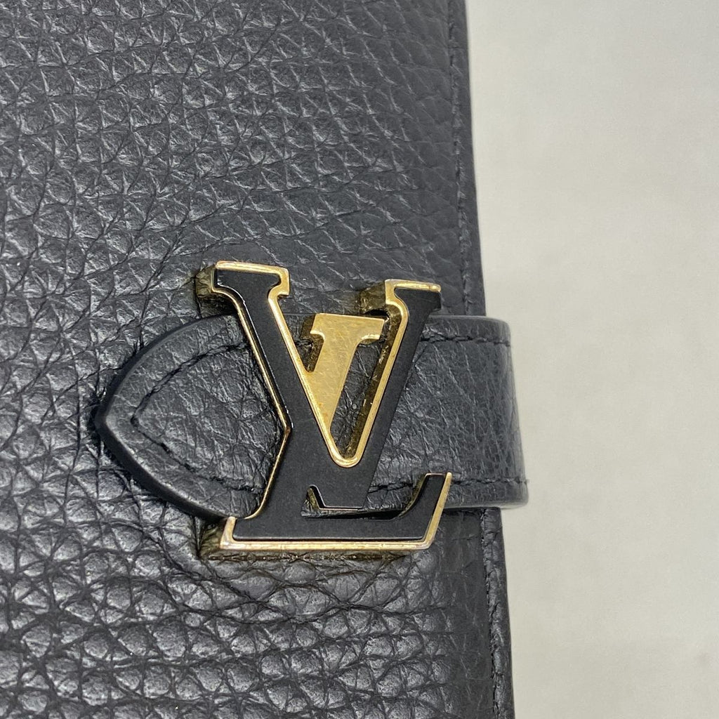 Louis Vuitton Wallet LV Vertical Compact Noir — view 7