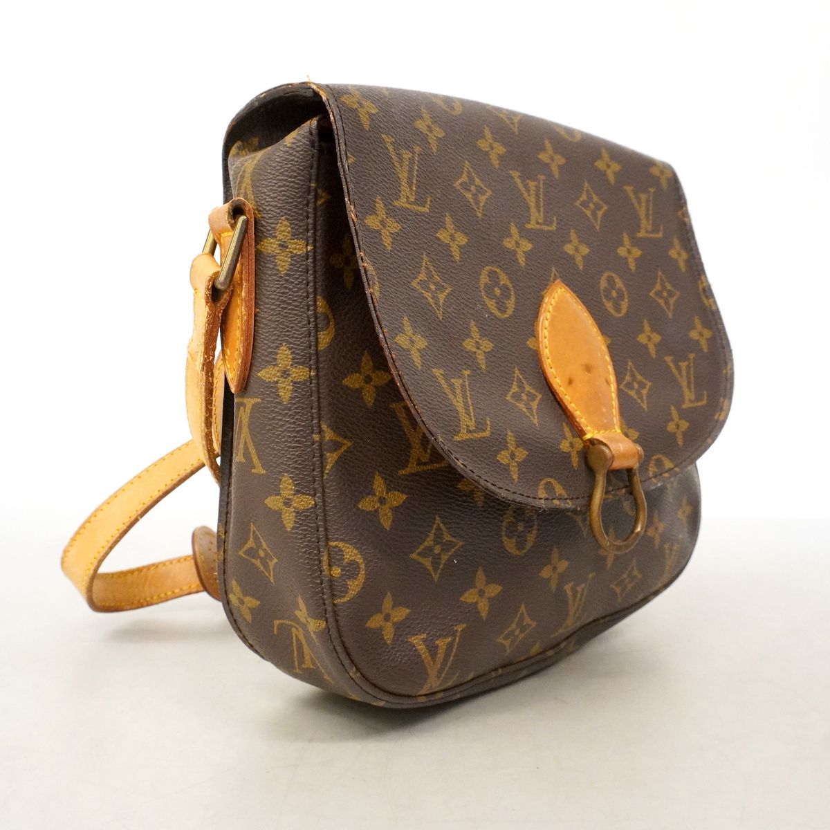 Louis Vuitton Shoulder Bag Monogram Saint-cloud GM Brown — view 2