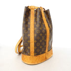 Louis Vuitton Shoulder Bag Monogram Randonnee PM Brown — view 2