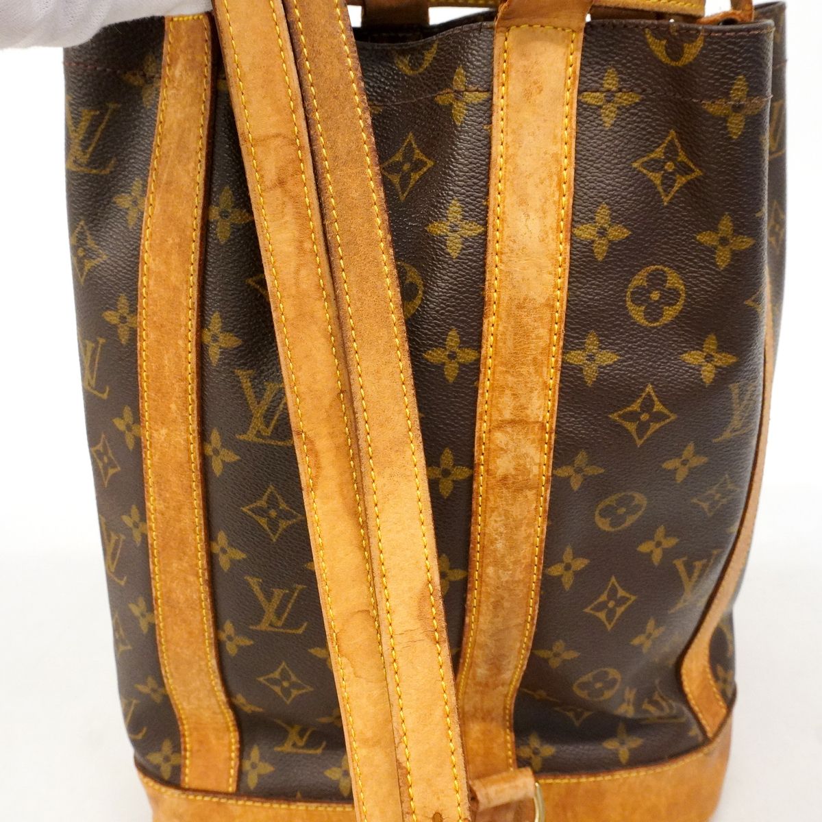 Louis Vuitton Shoulder Bag Monogram Randonnee PM Brown — view 7
