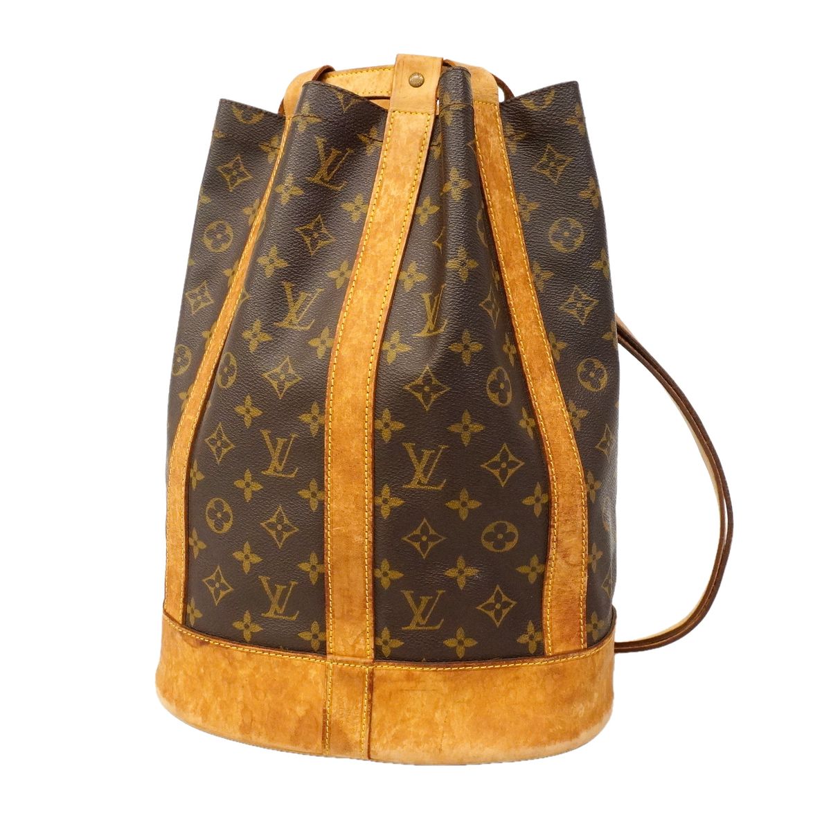 Louis Vuitton Shoulder Bag Monogram Randonnee PM Brown