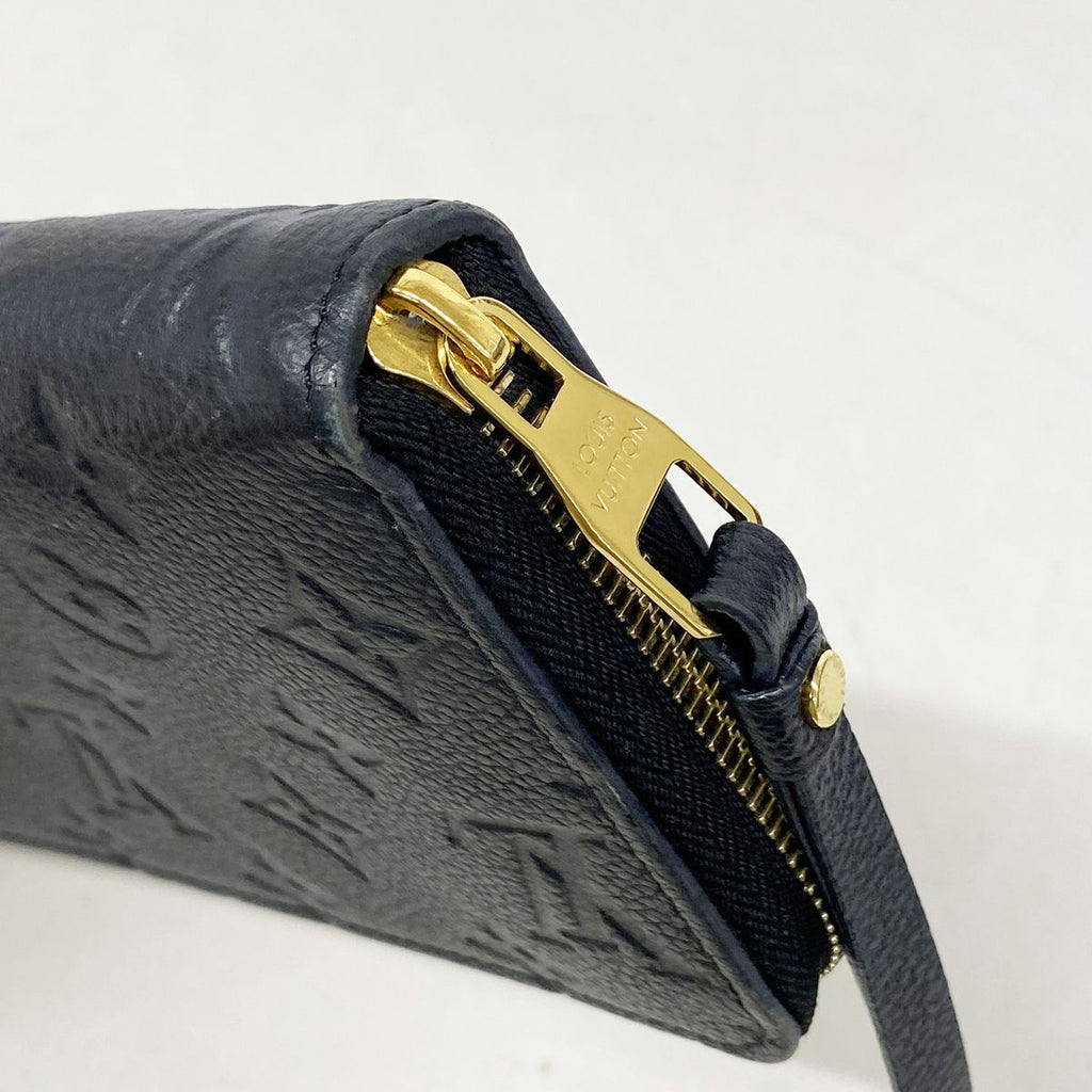 Louis Vuitton Wallet Monogram Empreinte Zippy Noir — view 5