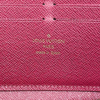 Louis Vuitton Wallet Monogram Portefeuille Clemence Brown Fuchsia — view 4