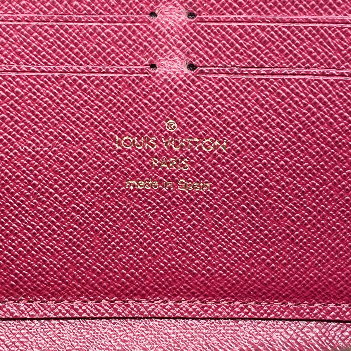 Louis Vuitton Wallet Monogram Portefeuille Clemence Brown Fuchsia — view 4