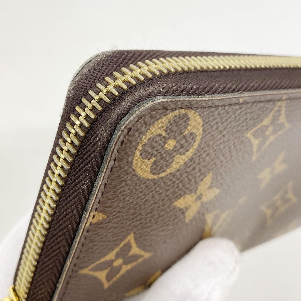 Louis Vuitton Wallet Monogram Portefeuille Clemence Brown Fuchsia — view 7