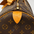 Louis Vuitton Boston Bag Monogram Keepall 55 Brown — view 5