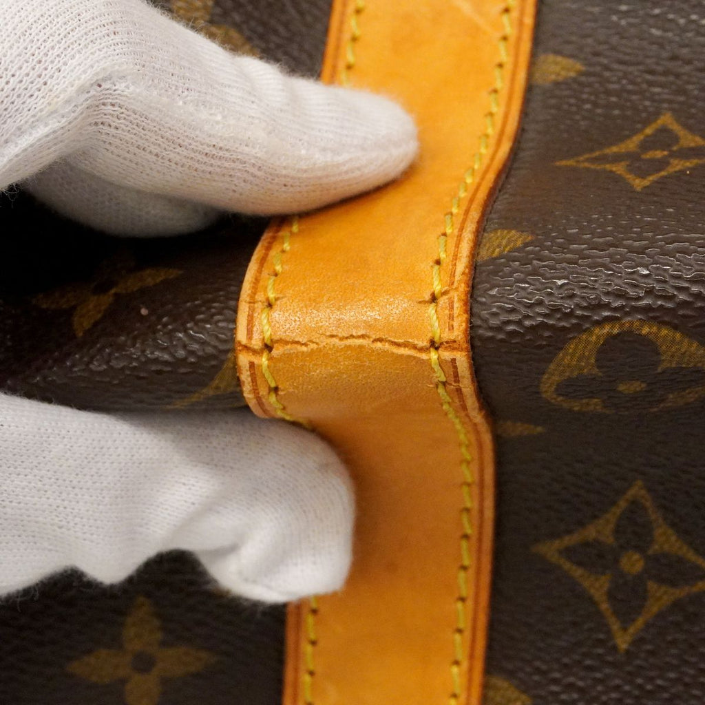 Louis Vuitton Boston Bag Monogram Keepall 55 Brown — view 7