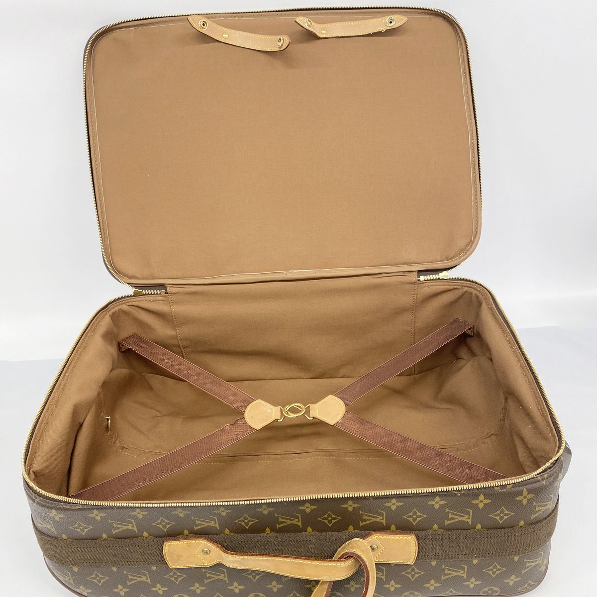 Louis Vuitton Travel Bag Monogram Pegase 55 Brown — view 4
