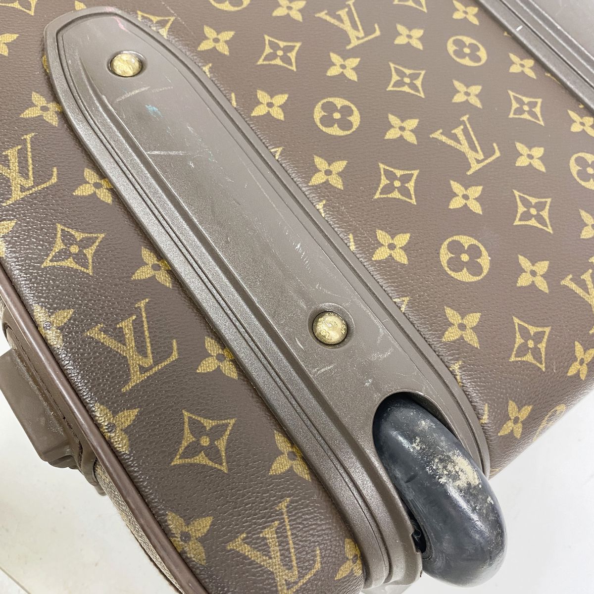 Louis Vuitton Travel Bag Monogram Pegase 55 Brown — view 6