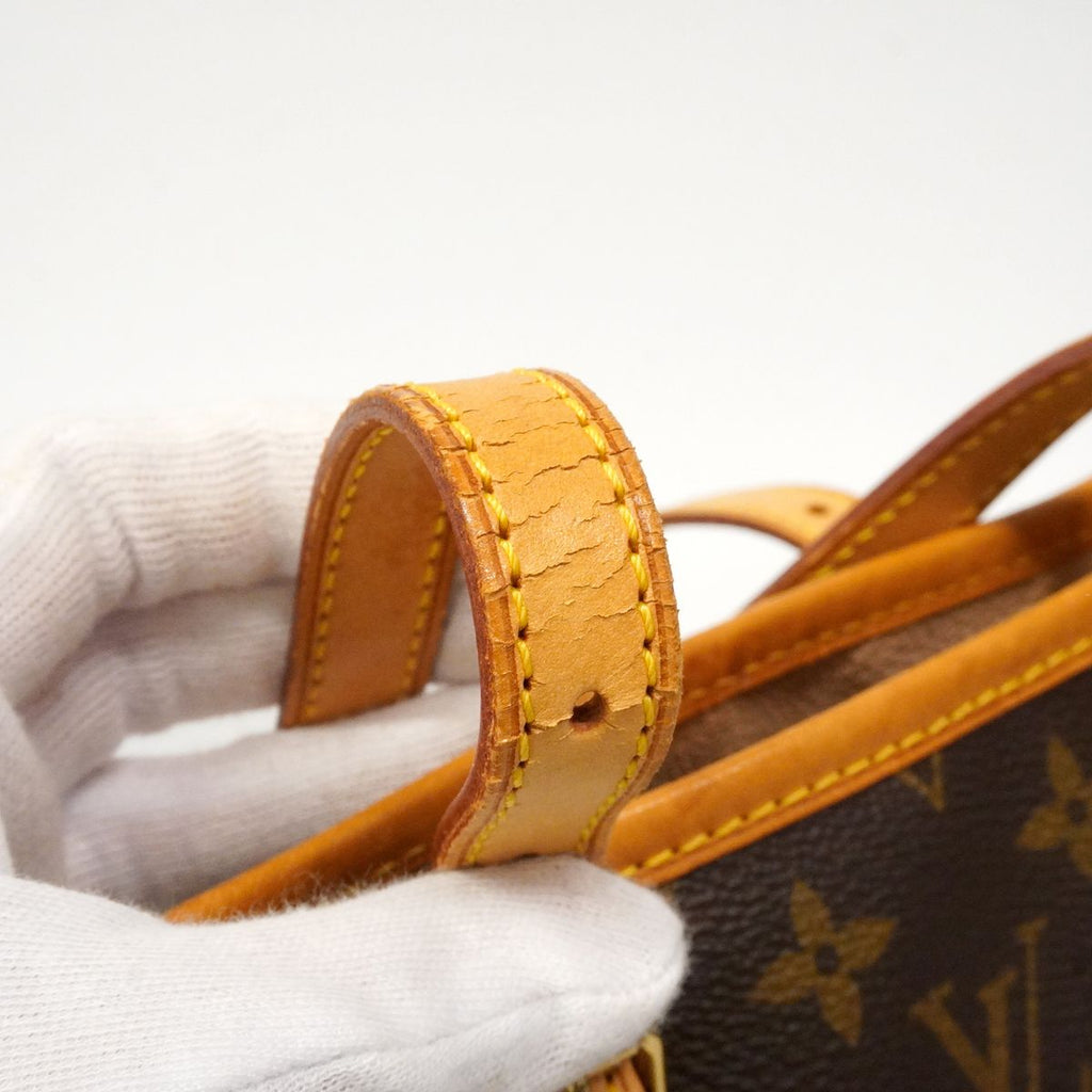 Louis Vuitton Tote Bag Monogram Petite Bucket Brown — view 6