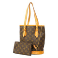 Louis Vuitton Tote Bag Monogram Petite Bucket Brown