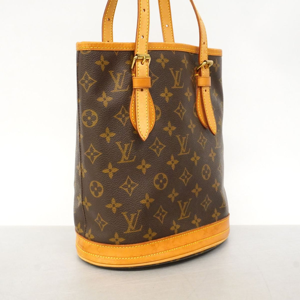Louis Vuitton Tote Bag Monogram Petite Bucket Brown — view 2
