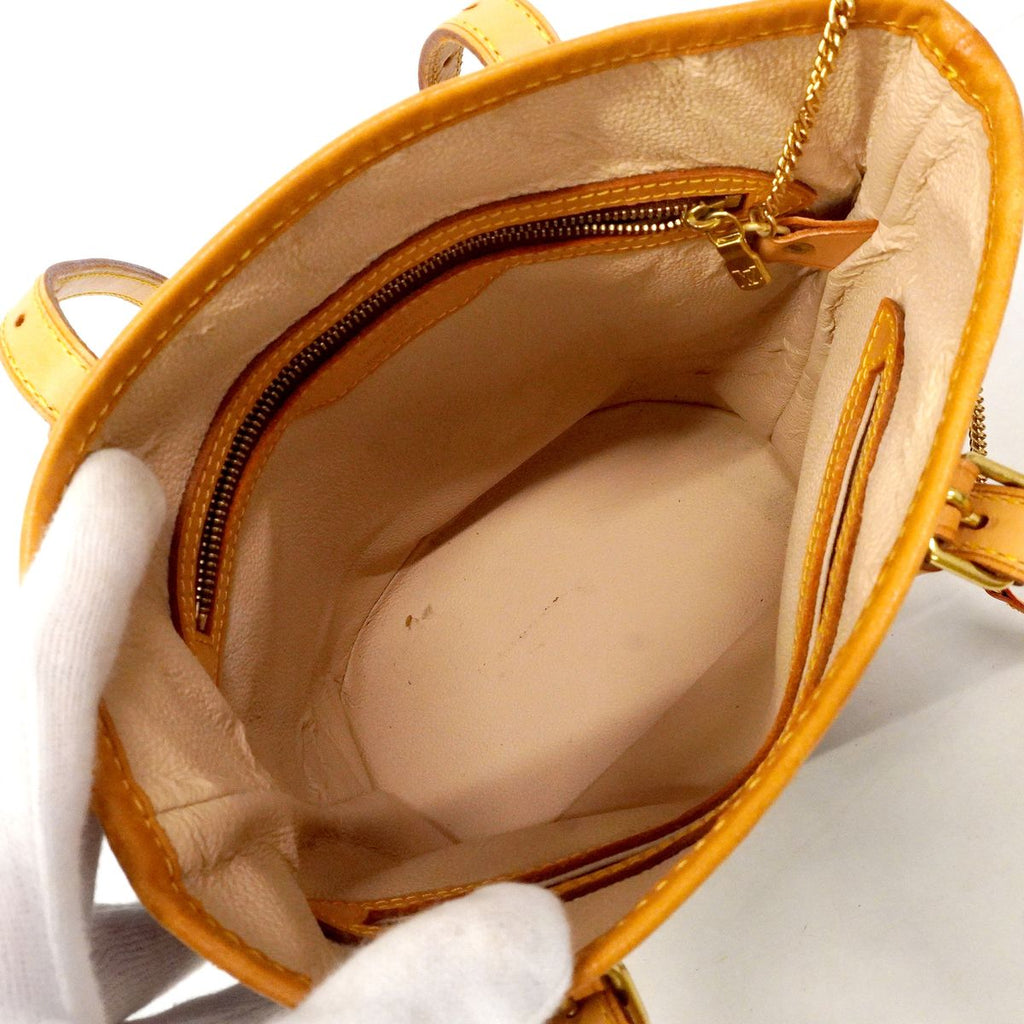 Louis Vuitton Tote Bag Monogram Petite Bucket Brown — view 4