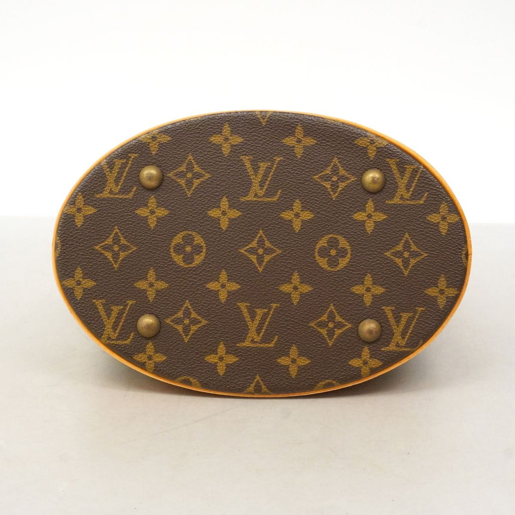 Louis Vuitton Tote Bag Monogram Petite Bucket Brown — view 3