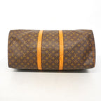 Louis Vuitton Boston Bag Monogram Keepall 55 Brown — view 3