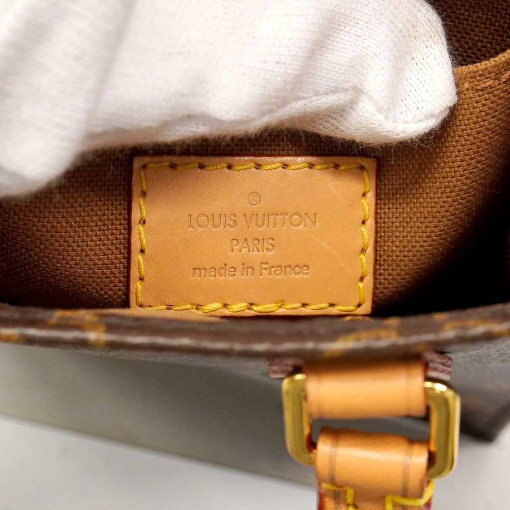 Louis Vuitton Handbag Monogram Petite Sac Plat Brown 2-Way Bag — view 5