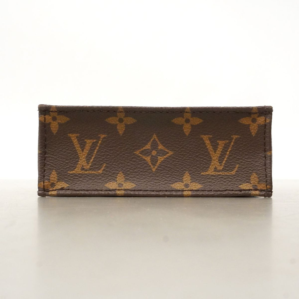 Louis Vuitton Handbag Monogram Petite Sac Plat Brown 2-Way Bag — view 3