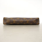 Louis Vuitton Handbag Monogram Pallas Clutch Brown Noir 2-Way — view 3