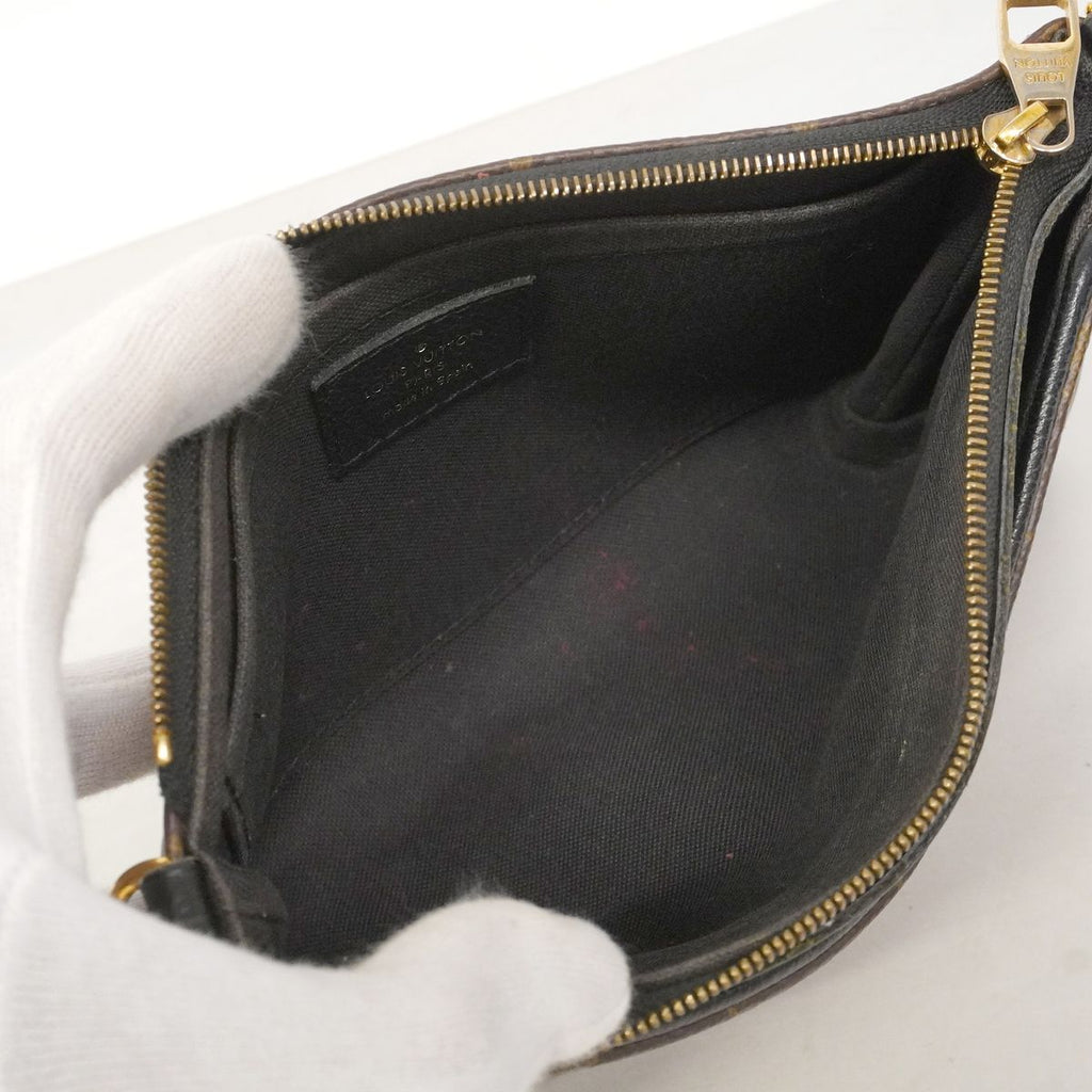Louis Vuitton Handbag Monogram Pallas Clutch Brown Noir 2-Way — view 4
