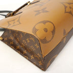 Louis Vuitton Tote Bag Monogram Reverse On The Go MM Brown 2-Way — view 6