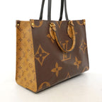 Louis Vuitton Tote Bag Monogram Reverse On The Go MM Brown 2-Way — view 2