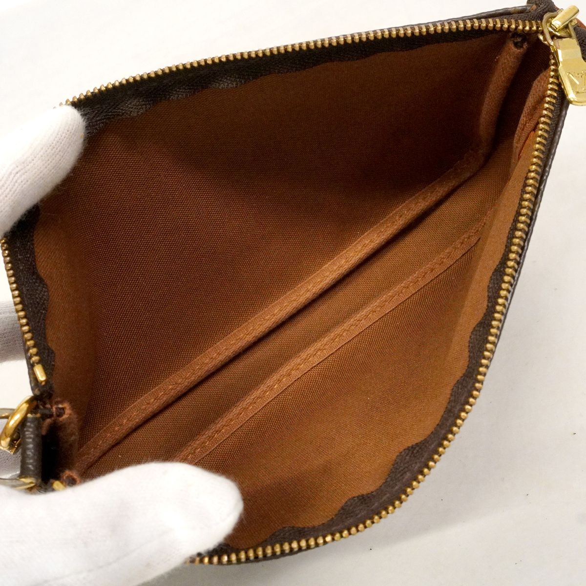 Louis Vuitton Pouch Monogram Pochette Accessoires Brown — view 4
