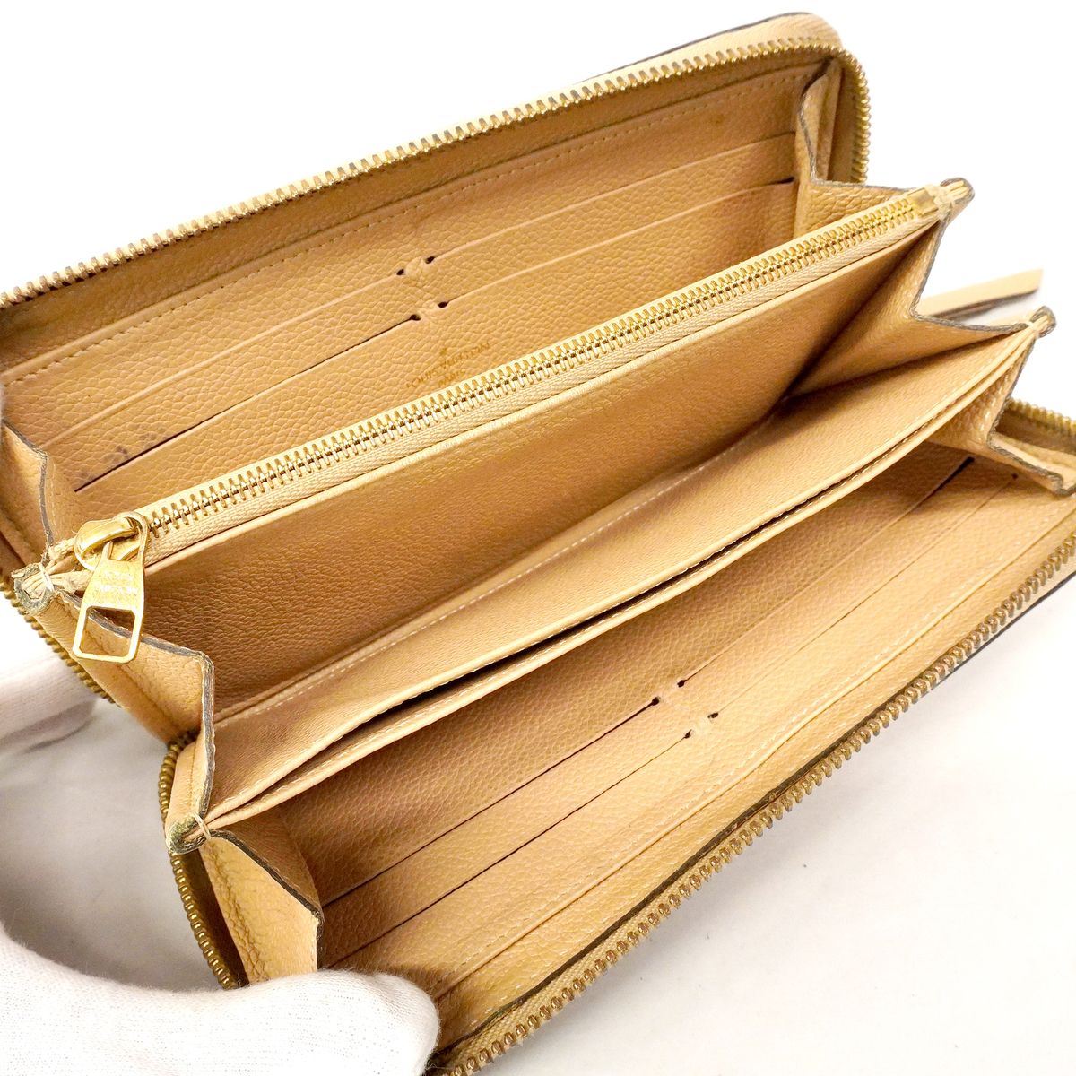 Louis Vuitton Wallet Monogram Empreinte Zippy Dune — view 4
