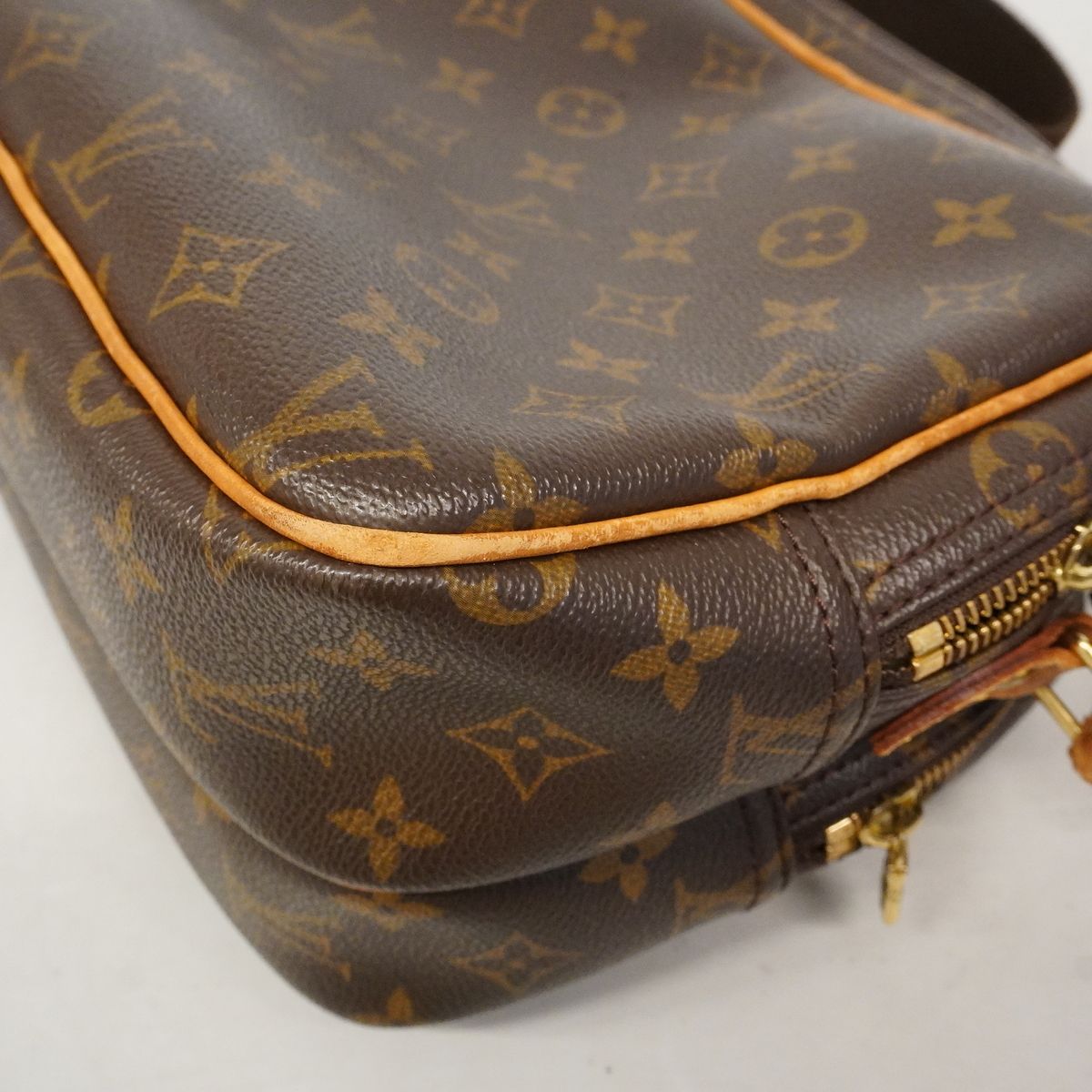 Louis Vuitton Shoulder Bag Monogram Reporter PM Brown — view 7
