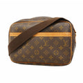 Louis Vuitton Shoulder Bag Monogram Reporter PM Brown