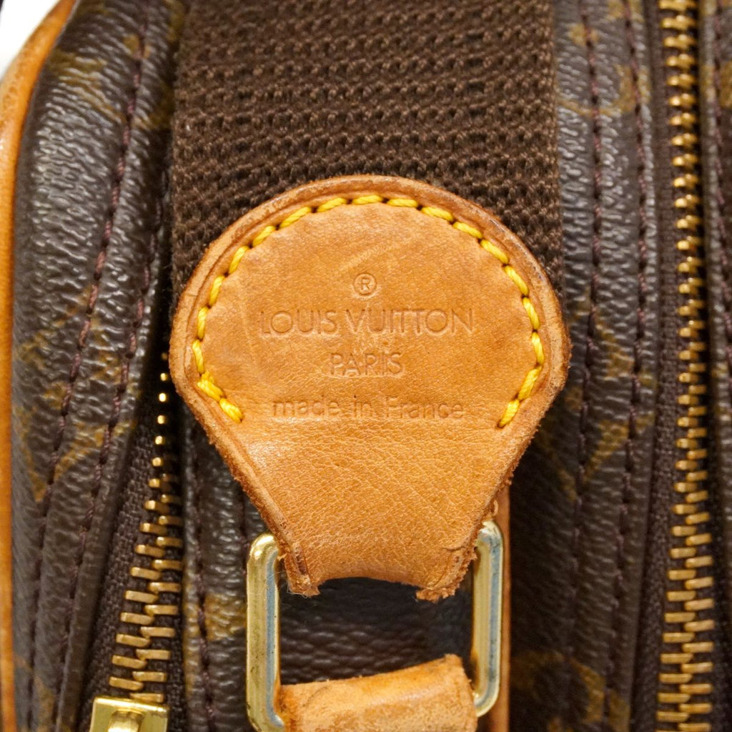 Louis Vuitton Shoulder Bag Monogram Reporter PM Brown — view 5